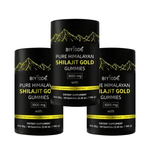 3000mg Pure Himalayan Shilajit Gummies